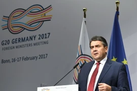 Phó Thủ tướng, Bộ trưởng Ngoại giao Đức Sigmar Gabriel. (Ảnh: AFP/TTXVN)