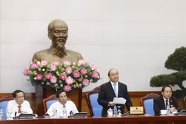 Thủ tướng Nguyễn Xuân Phúc phát biểu. (Ảnh: Thống Nhất/TTXVN )