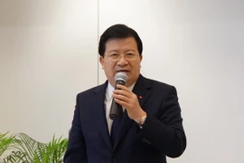 Phó Thủ tướng Trịnh Đình Dũng tại Hà Lan. (Ảnh: Phạm Văn Thắng/TTXVN) 