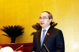  Chủ tịch Ủy ban Trung ương Mặt trận Tổ quốc Việt Nam Nguyễn Thiện Nhân. (Ảnh: Nguyễn Dân/TTXVN)