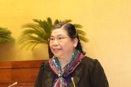 Phó Chủ tịch Quốc hội Tòng Thị Phóng. (Ảnh: Trọng Đức/TTXVN)