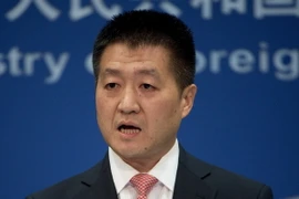 Người phát ngôn Bộ Ngoại giao Trung Quốc Lục Khảng. (Ảnh: AFP/TTXVN)