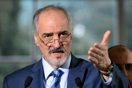 Đại diện thường trực của Syria tại Liên hợp quốc Bashar Jaafari. (Ảnh: AFP/TTXVN)