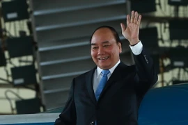 Thủ tướng Nguyễn Xuân Phúc tại sân bay John F.Kennedy. (Ảnh: Thống Nhất/TTXVN) 