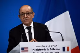 Bộ trưởng Quốc phòng Pháp Jean-Yves. (Ảnh: AFP/TTXVN)