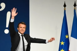 Ứng cử viên độc lập Emmanuel Macron. (Ảnh: AFP/TTXVN)