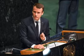 Tổng thống Pháp Emmanuel Macron. (Ảnh: THX/TTXVN)