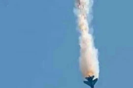 Một chiến đấu cơ của Syria bị bắn rơi. (Nguồn: Getty Images)