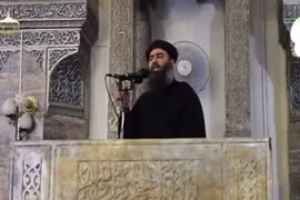 Thủ lĩnh của tổ chức Nhà nước Hồi giáo (IS) tự xưng Abu Bakr al-Baghdadi. (Nguồn: Reuters)