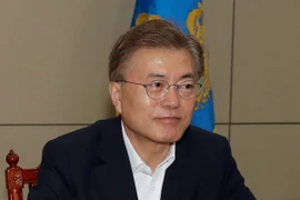 Tổng thống Hàn Quốc Moon Jae-in. (Ảnh: Yonhap/TTXVN)