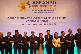 Thứ trưởng Ngoại giao Nguyễn Quốc Dũng, Trưởng SOM ASEAN của Việt Nam dẫn đầu đoàn Việt Nam tham dự các hội nghị này. (Ảnh: TTXVN phát)