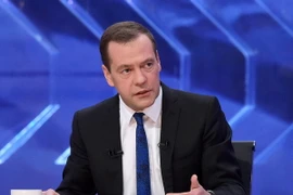 Thủ tướng Nga Dmitry Medvedev. (Ảnh: EPA/TTXVN)
