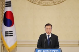 Tổng thống Hàn Quốc Moon Jae-in. (Ảnh: THX/TTXVN)