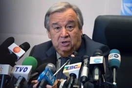 Tổng Thư ký Liên hợp quốc Antonio Guterres. (Ảnh: AFP/TTXVN)