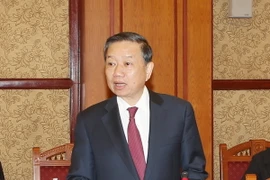 Thượng tướng Tô Lâm, Ủy viên Bộ Chính trị, Bộ trưởng Bộ Công an Việt Nam. (Ảnh: Trí Dũng/TTXVN)