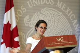 Ngoại trưởng Canada Chrystia Freeland. (Ảnh: EPA/TTXVN)