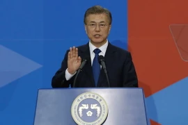 Tổng thống Hàn Quốc Moon Jae-in. (Ảnh: AFP/TTXVN)