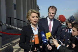 Bộ trưởng Quốc phòng Đức Ursula von der Leyen. (Ảnh: AFP/TTXVN)