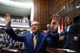 Tổng thống Thổ Nhĩ Kỳ Tayyip Erdogan. (Ảnh: EPA/TTXVN)