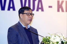 Thứ trưởng Bộ Kế hoạch và Đầu tư Đặng Huy Đông phát biểu tại hội thảo. (Ảnh: Danh Lam/TTXVN)