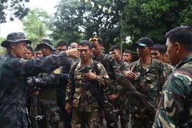 Binh sỹ Philippines. (Ảnh: AFP/TTXVN)
