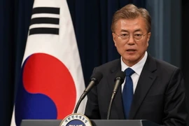 Tân Tổng thống Hàn Quốc Moon Jae-in. (Ảnh: EPA/TTXVN)