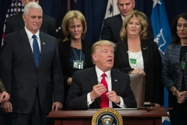 Tổng thống Donald Trump. (Ảnh: AFP/TTXVN)