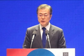Tổng thống Hàn Quốc Moon Jae-in. (Ảnh: THX/TTXVN)