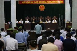 Toàn cảnh một phiên xét xử. (Ảnh: Doãn Tấn/TTXVN)