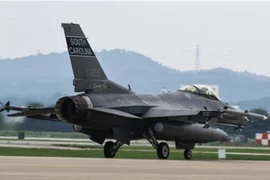 Máy bay F-16 của Mỹ. (Ảnh: Yonhap/TTXVN)