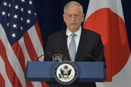 Bộ trưởng Quốc phòng Mỹ James Mattis. (Ảnh: AFP/TTXVN)