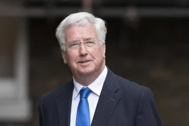 Bộ trưởng Quốc phòng Anh Michael Fallon. (Ảnh: EPA/TTXVN)