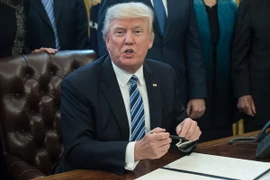 Tổng thống Mỹ Donald Trump. (Ảnh: AFP/TTXVN)