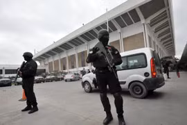 Bộ trưởng Nội vụ Tunisia Hedi Majdoub. (Ảnh: AFP/TTXVN)