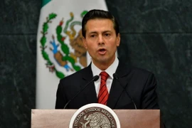 Tổng thống Mexico Enrique Pena Nieto. (Ảnh: AFP/TTXVN)