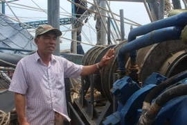 Tàu vỏ thép. (Ảnh: Hoa Mai/TTXVN)