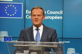 Chủ tịch Hội đồng châu Âu Donald Tusk. (Ảnh: Kim Chung/TTXVN)