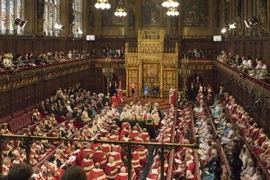 Toàn cảnh một phiên họp tại Quốc hội Anh ở Westminster, London, ngày 21/6 vừa qua. (Ảnh: AFP/TTXVN)