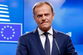 Chủ tịch Hội đồng châu Âu (EC) Donald Tusk. (Ảnh: AFP/TTXVN)