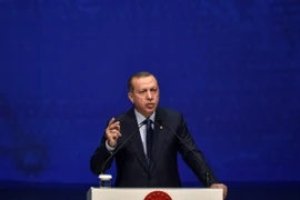 Tổng thống Thổ Nhĩ Kỳ Recep Tayyip Erdogan. (Ảnh: AFP/TTXVN)