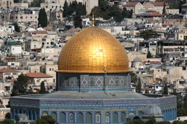 Toàn cảnh đền al-Aqsa ở thành phố cổ Jerusalem ngày 14/7. (Ảnh: EPA/TTXVN) 