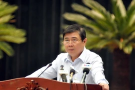 Chủ tịch Ủy ban Nhân dân Thành phố Hồ Chí Minh Nguyễn Thành Phong. (Ảnh: Thanh Vũ/TTXVN)