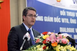 Ông Roberto Azevedo, Tổng giám đốc WTO. (Ảnh: Tuấn Anh/TTXVN)