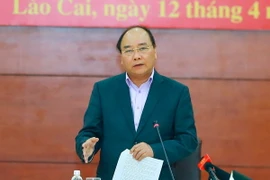 Thủ tướng Nguyễn Xuân Phúc phát biểu. (Ảnh:Thống Nhất/TTXVN)