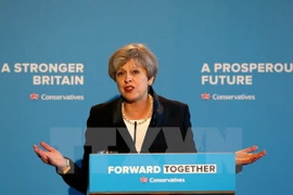 Thủ tướng Anh Theresa May. (Ảnh: EPA/TTXVN)