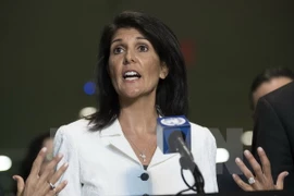 Đại sứ Mỹ tại Liên hợp quốc Nikki Haley. (Nguồn: AFP/TTXVN)
