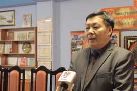 Chủ tịch Hội người Việt Nam đoàn kết tỉnh Ulyanovsk, ông Trịnh Văn Quế. (Ảnh: Quang Vinh/Vietnam+)
