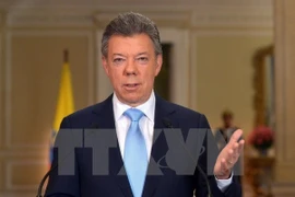 Tổng thống Colombia Juan Manuel Santos. (Nguồn: AFP/TTXVN)