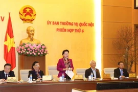 Chủ tịch Quốc hội Nguyễn Thị Kim Ngân phát biểu. (Nguồn: TTXVN)