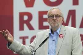 Thủ lĩnh Công đảng đối lập của Anh, Jeremy Corbyn. (Nguồn: EPA/TTXVN)